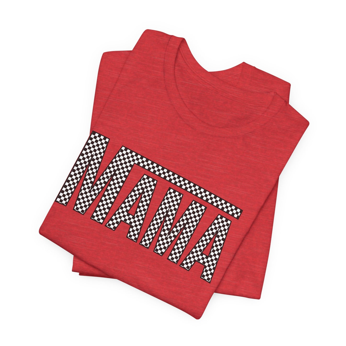 Checkered Mama Retro Short Sleeve Tee