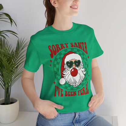 Sorry Santa I've Been Feral Unisex Jersey Short Sleeve Tee