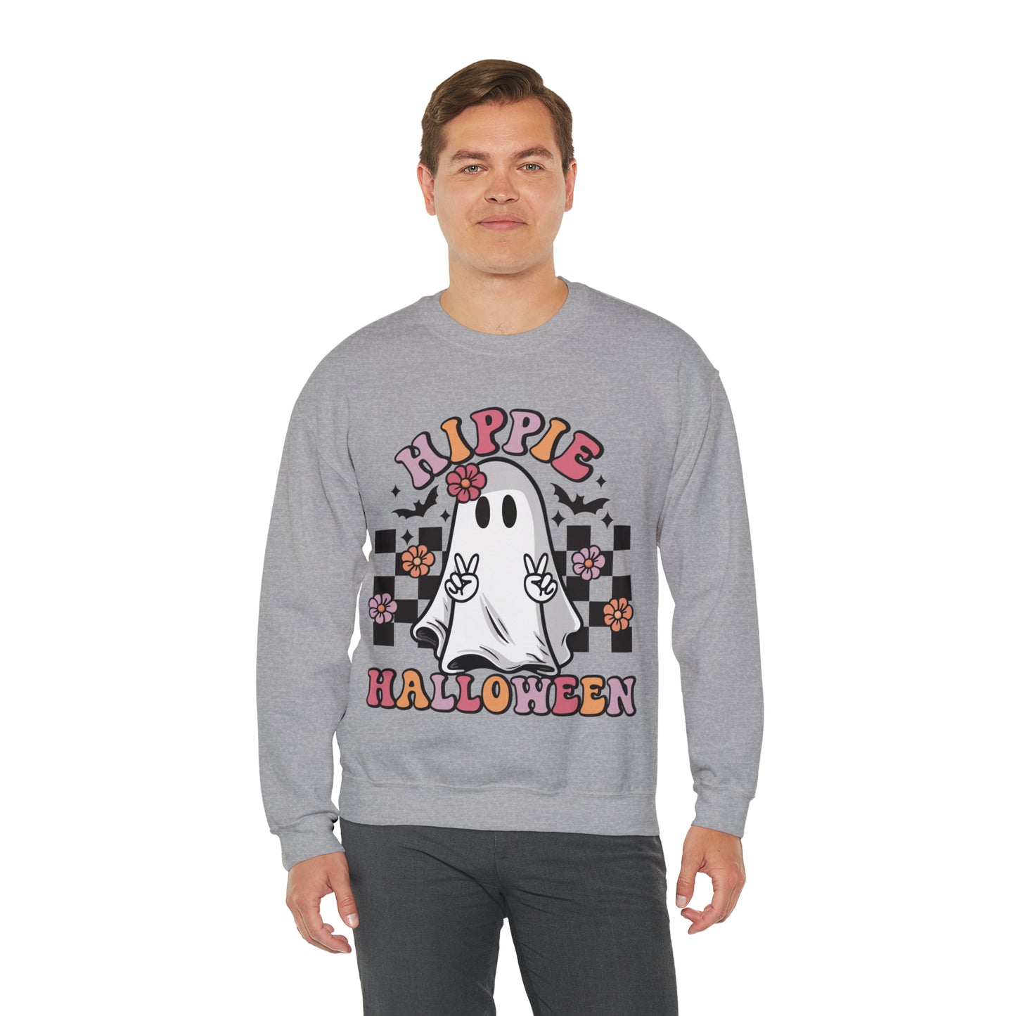 Hippie Halloween Unisex Heavy Blend™ Crewneck Sweatshirt