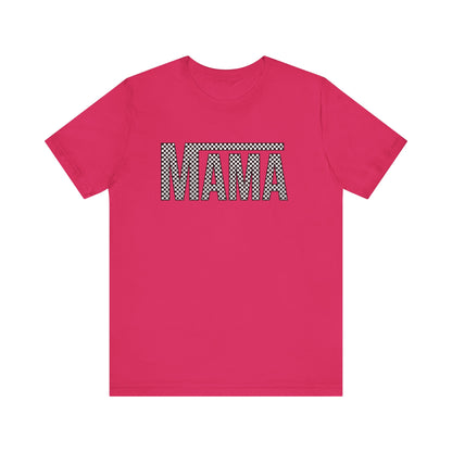 Checkered Mama Retro Short Sleeve Tee