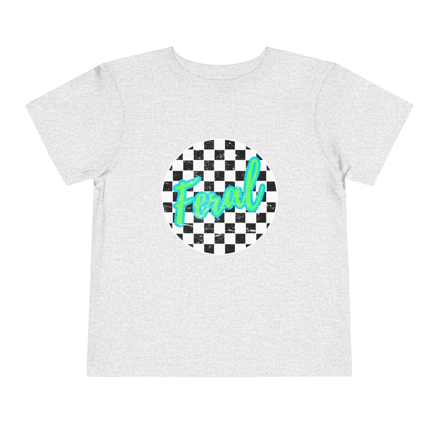 Feral Child Retro Checkered Toddler Tee