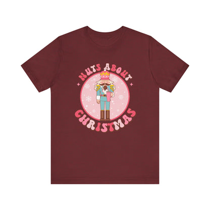 Nuts About Christmas Nutcracker Short Sleeve Tee