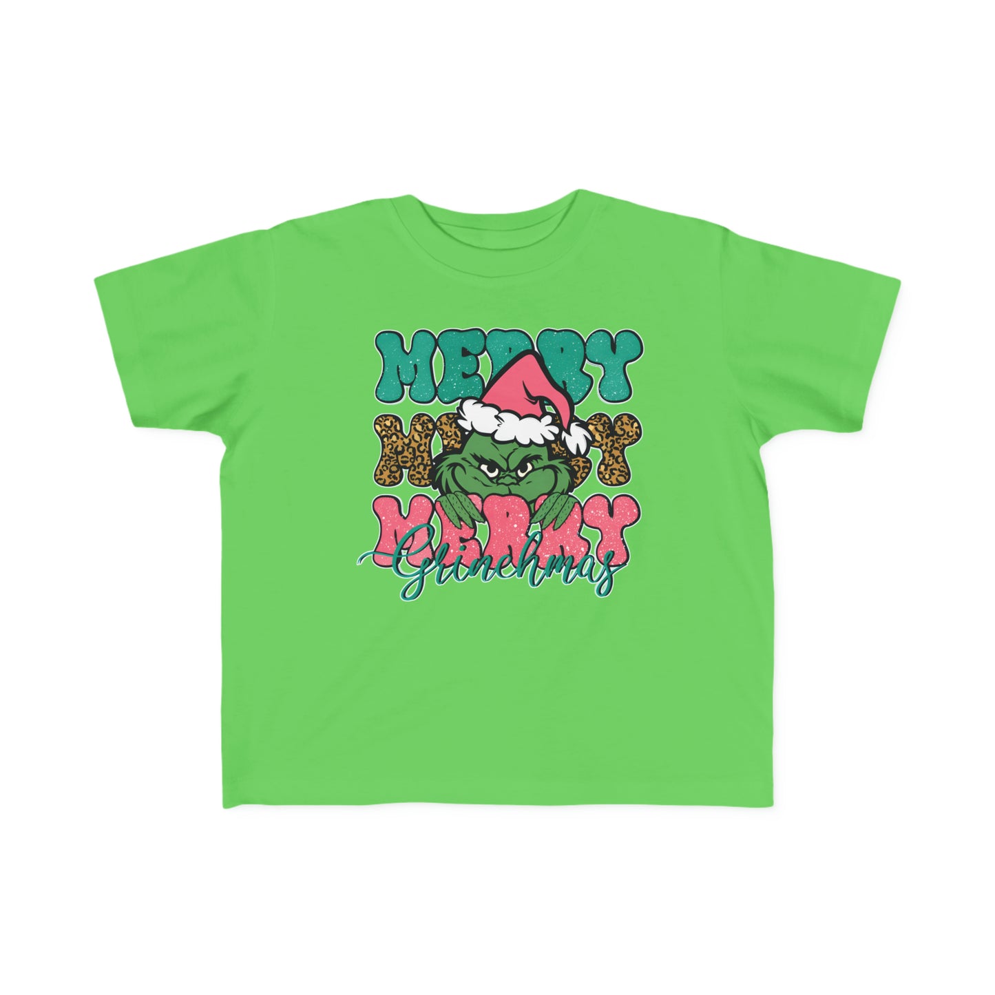 Merry Grinchmas Christmas Toddler's Fine Jersey Tee