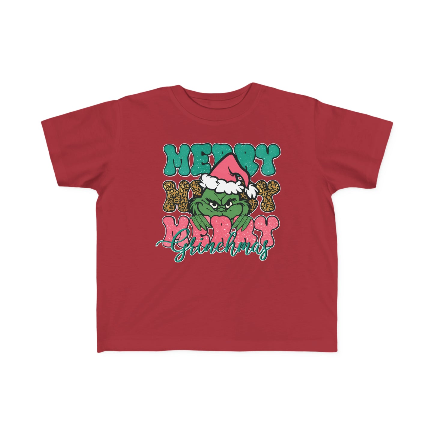 Merry Grinchmas Christmas Toddler's Fine Jersey Tee