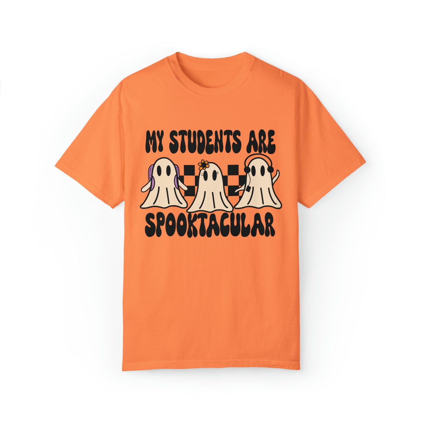 My Students are Spooktacular Comfort Colors Short Sleeve Tee