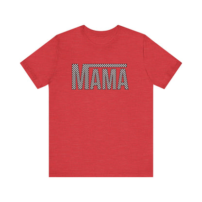 Checkered Mama Retro Short Sleeve Tee