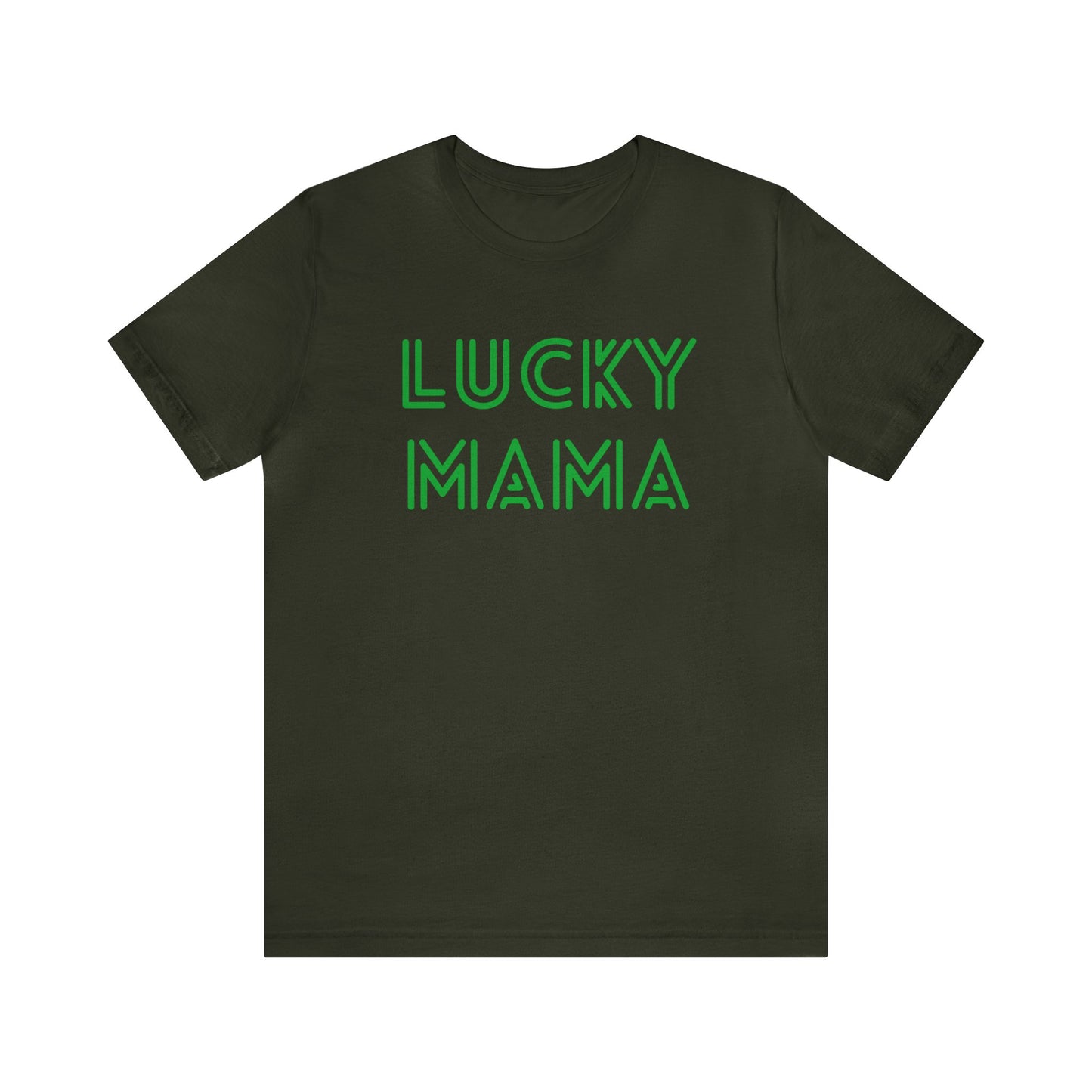 Retro St. Pats Lucky Mama Unisex Jersey Short Sleeve Tee Express Delivery available