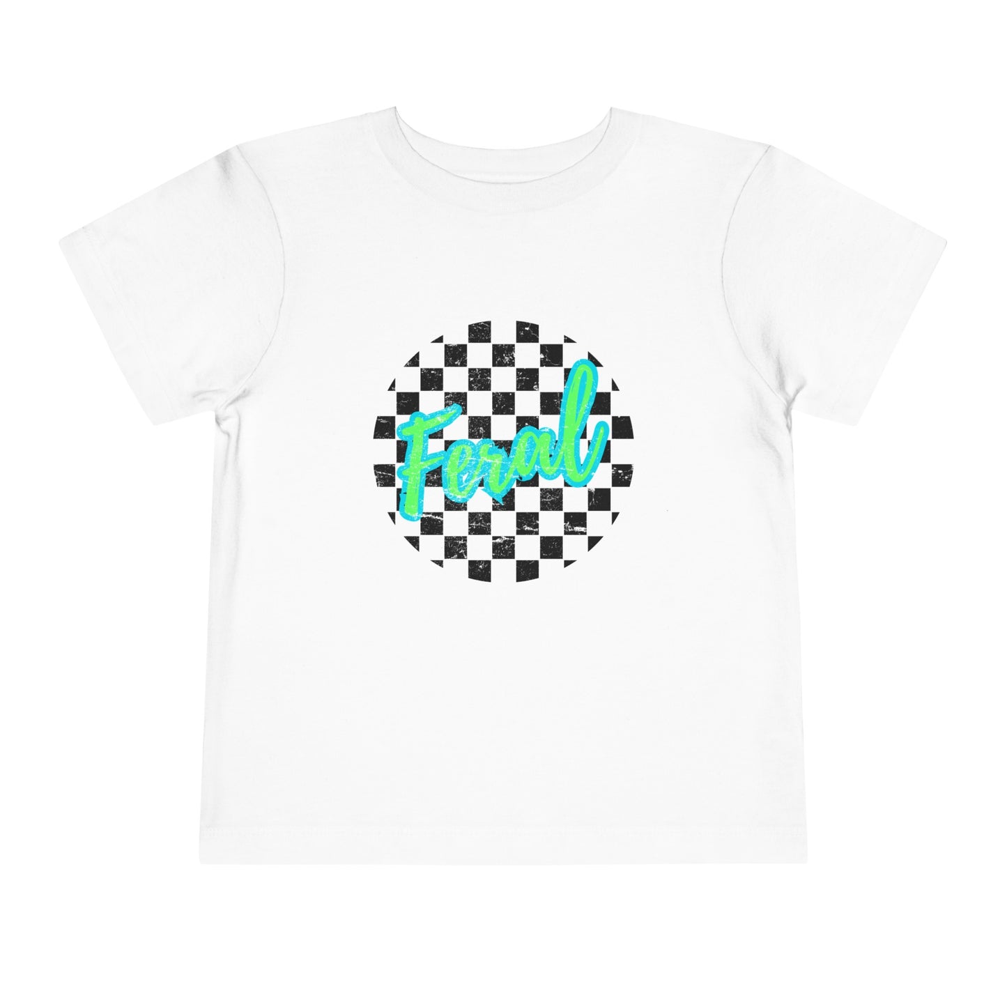 Feral Child Retro Checkered Toddler Tee