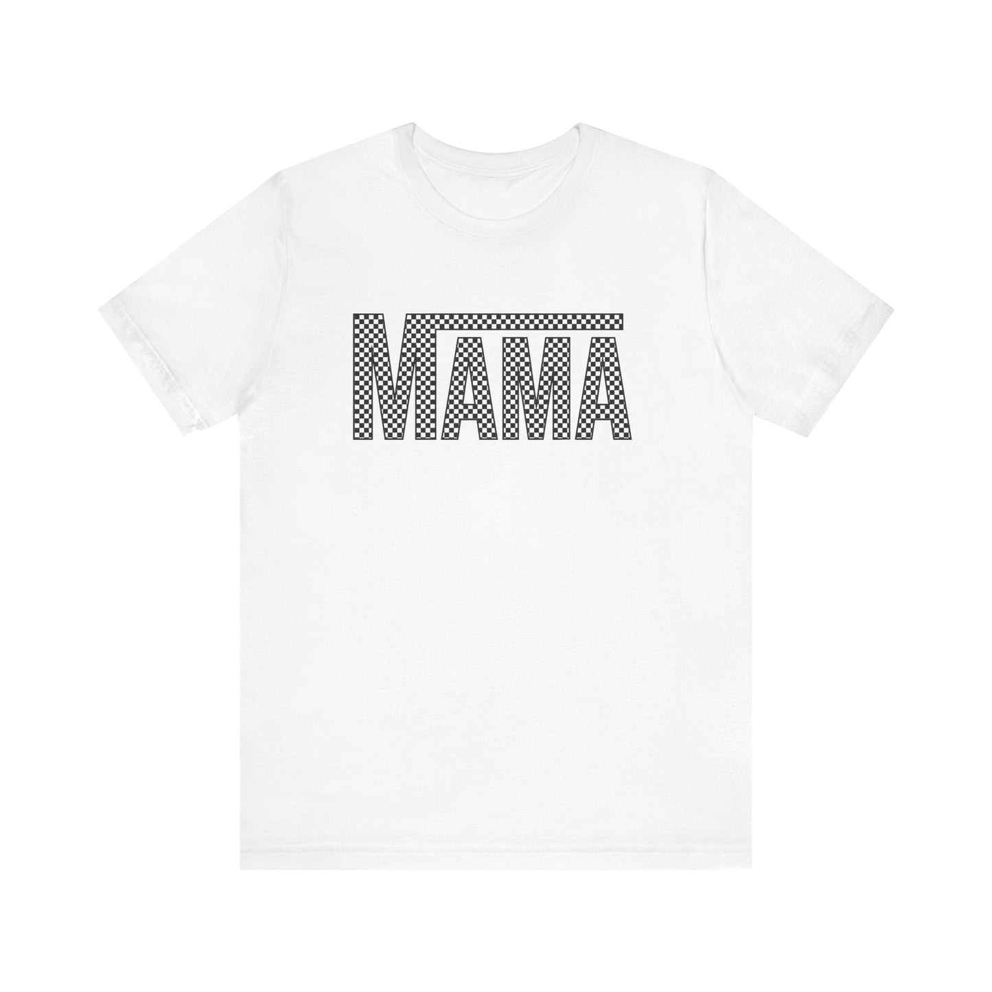 Checkered Mama Retro Short Sleeve Tee