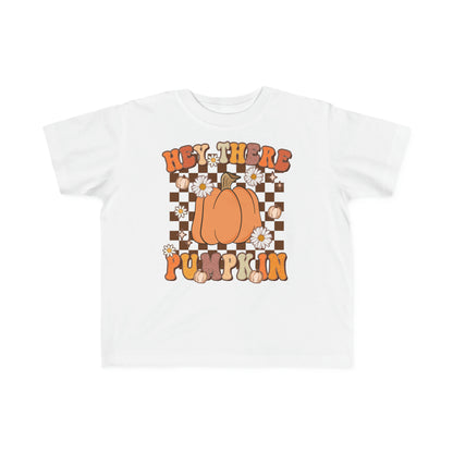 Hey There Pumpkin Fall Toddler's Fine Jersey Tee
