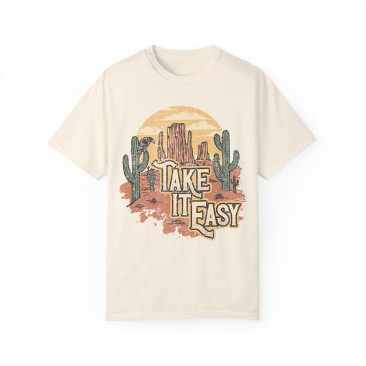 Take it Easy Comfort Colors Short Sleeve Tee