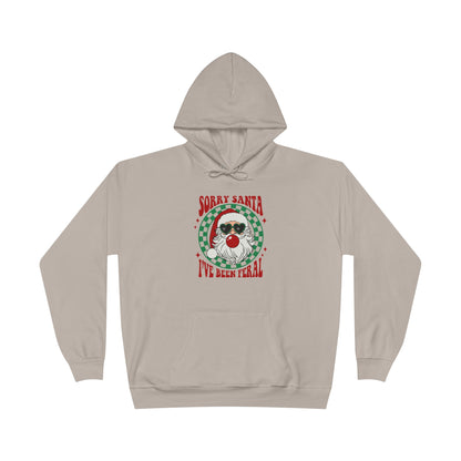 Sorry Santa I've Been Feral Unisex EcoSmart® Pullover Hoodie Sweatshirt