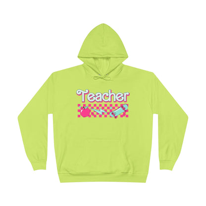 Retro Teacher Unisex EcoSmart® Pullover Hoodie Sweatshirt