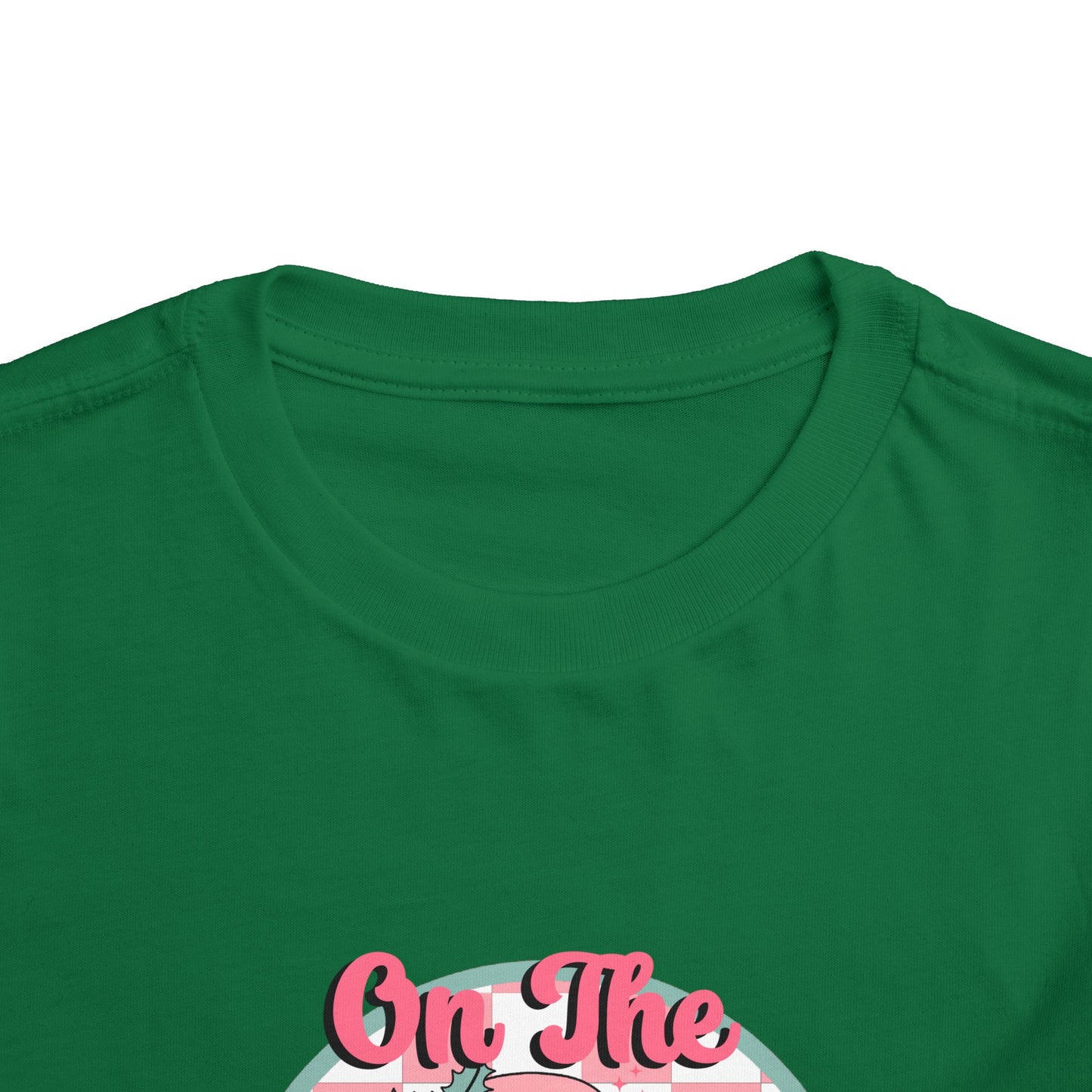 Retro On The Naughty List Christmas Toddler's Fine Jersey Tee