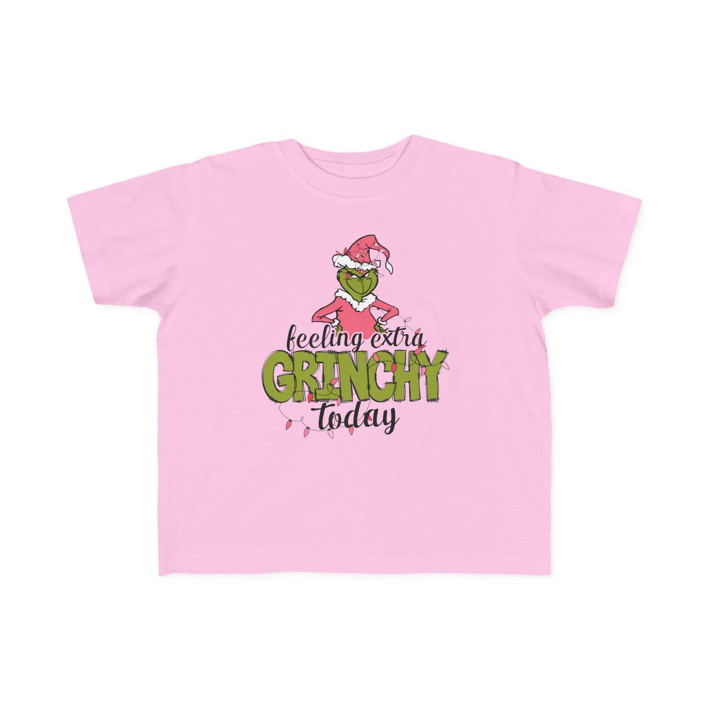Feeling Extra Grinchy Christmas Toddler's Fine Jersey Tee