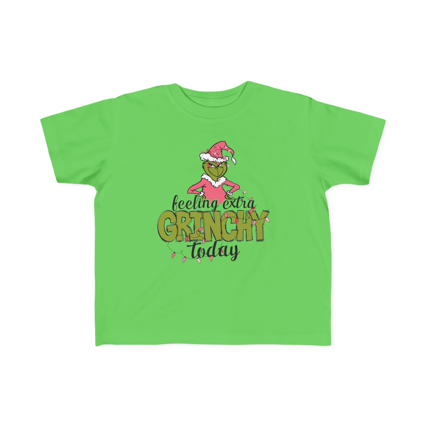 Feeling Extra Grinchy Christmas Toddler's Fine Jersey Tee