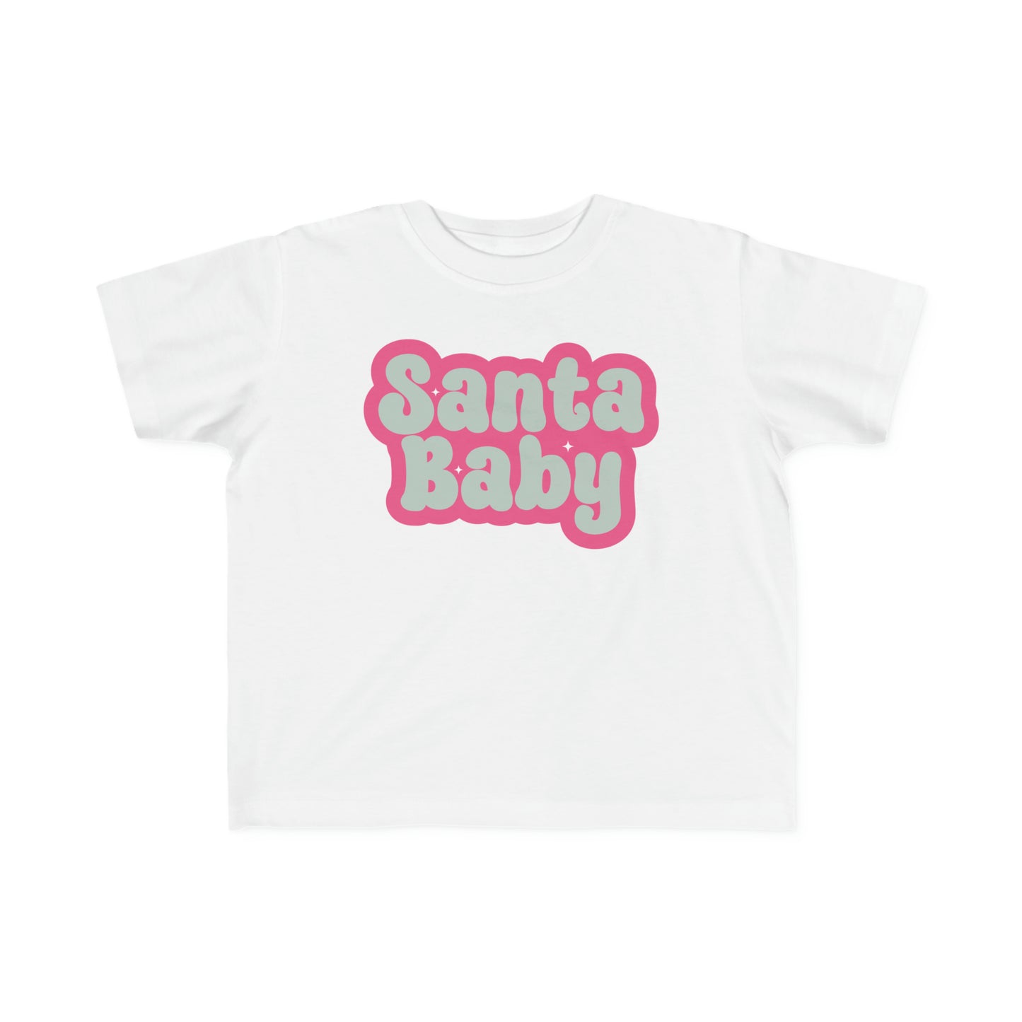 Santa Baby Christmas Tree Toddler's Fine Jersey Tee