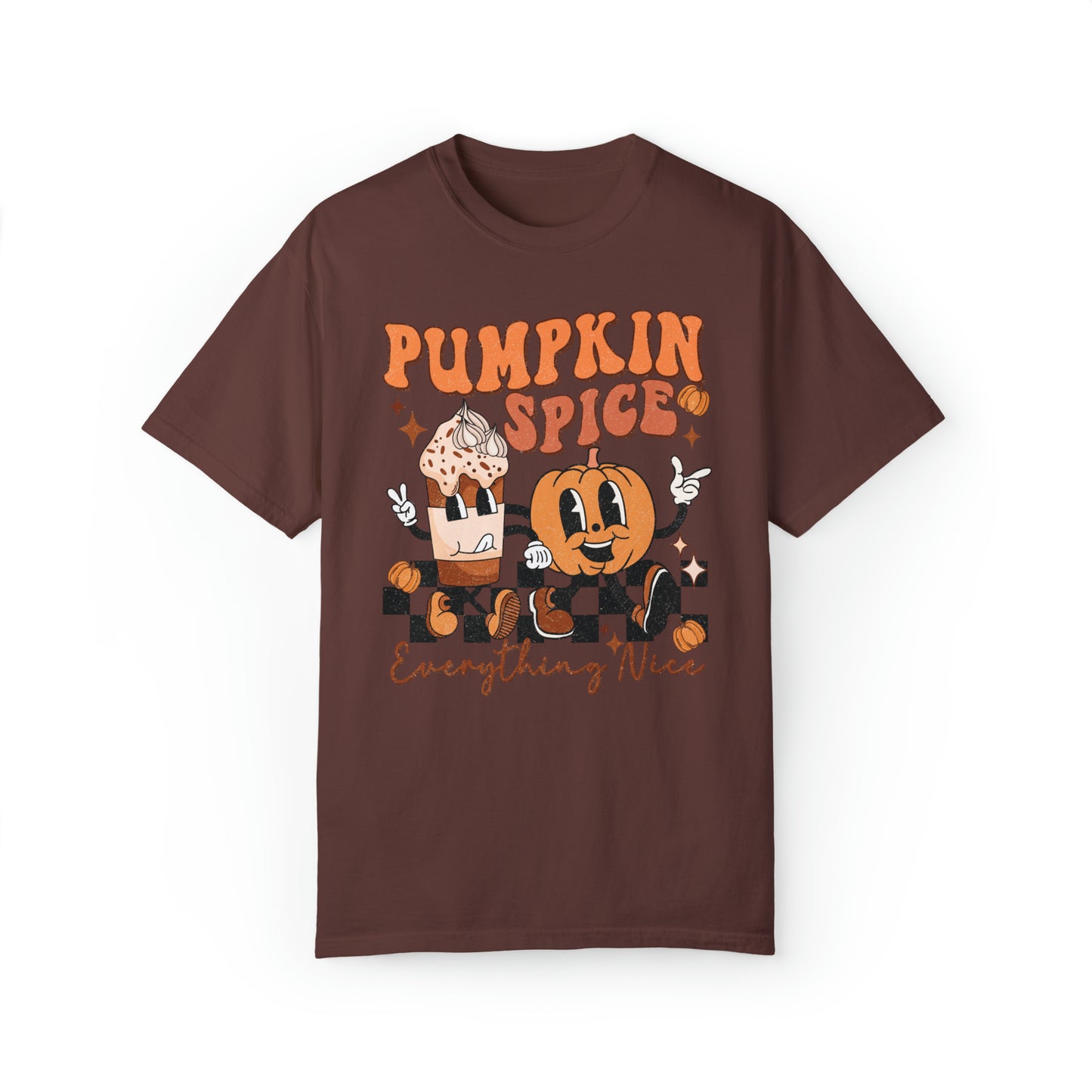 Pumpkin Spice and Everything Nice Fall Comfort Colors Short Sleeve Tee
