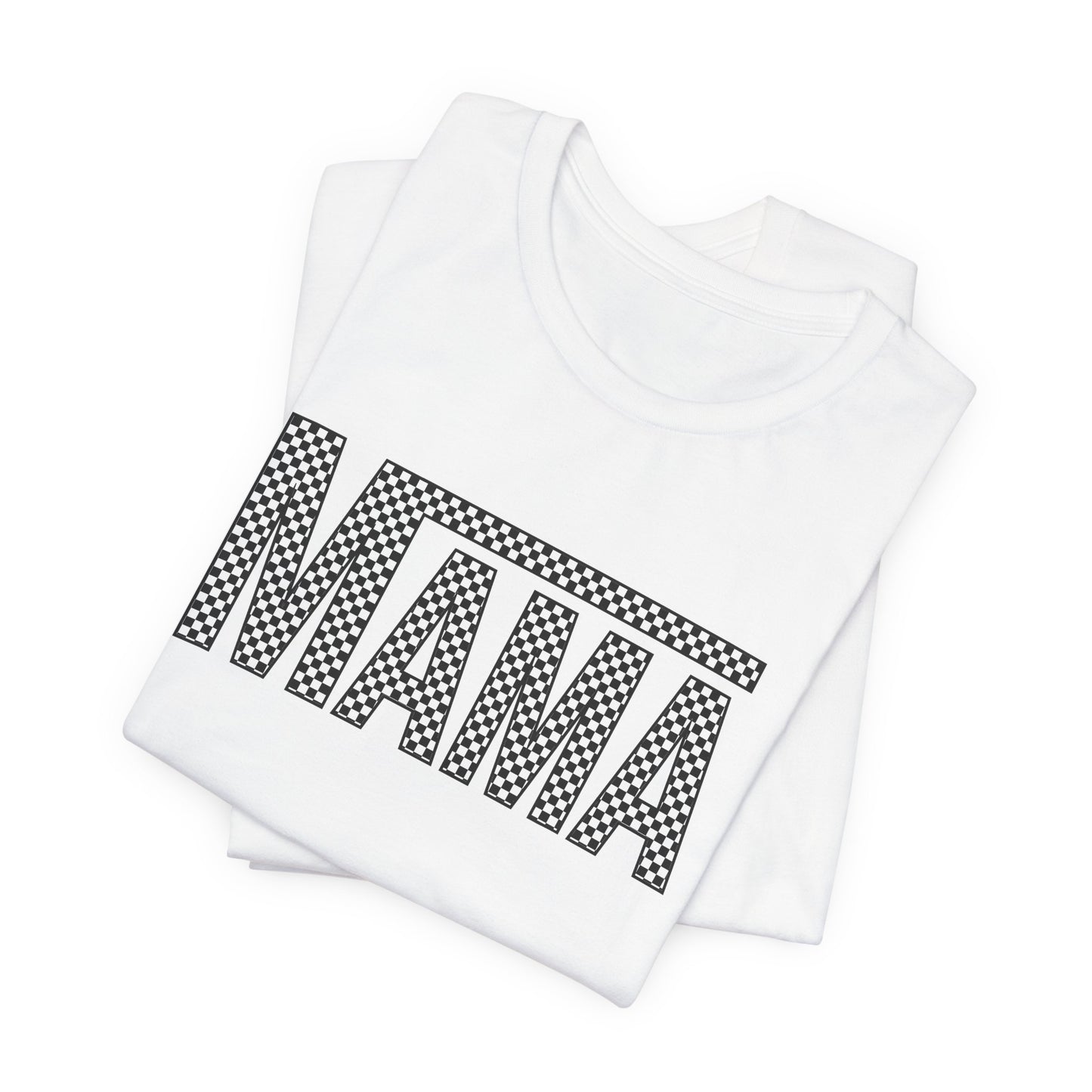 Checkered Mama Retro Short Sleeve Tee