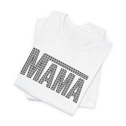 Checkered Mama Retro Short Sleeve Tee