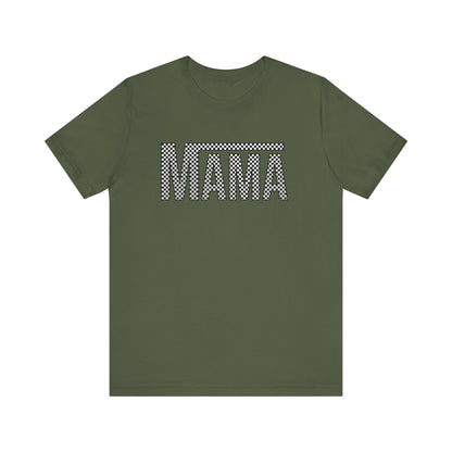 Checkered Mama Retro Short Sleeve Tee