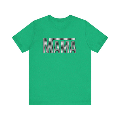 Checkered Mama Retro Short Sleeve Tee