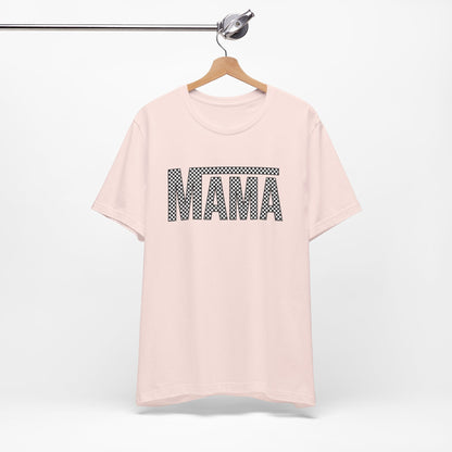 Checkered Mama Retro Short Sleeve Tee