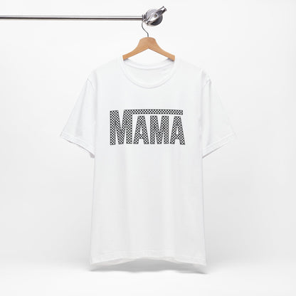 Checkered Mama Retro Short Sleeve Tee