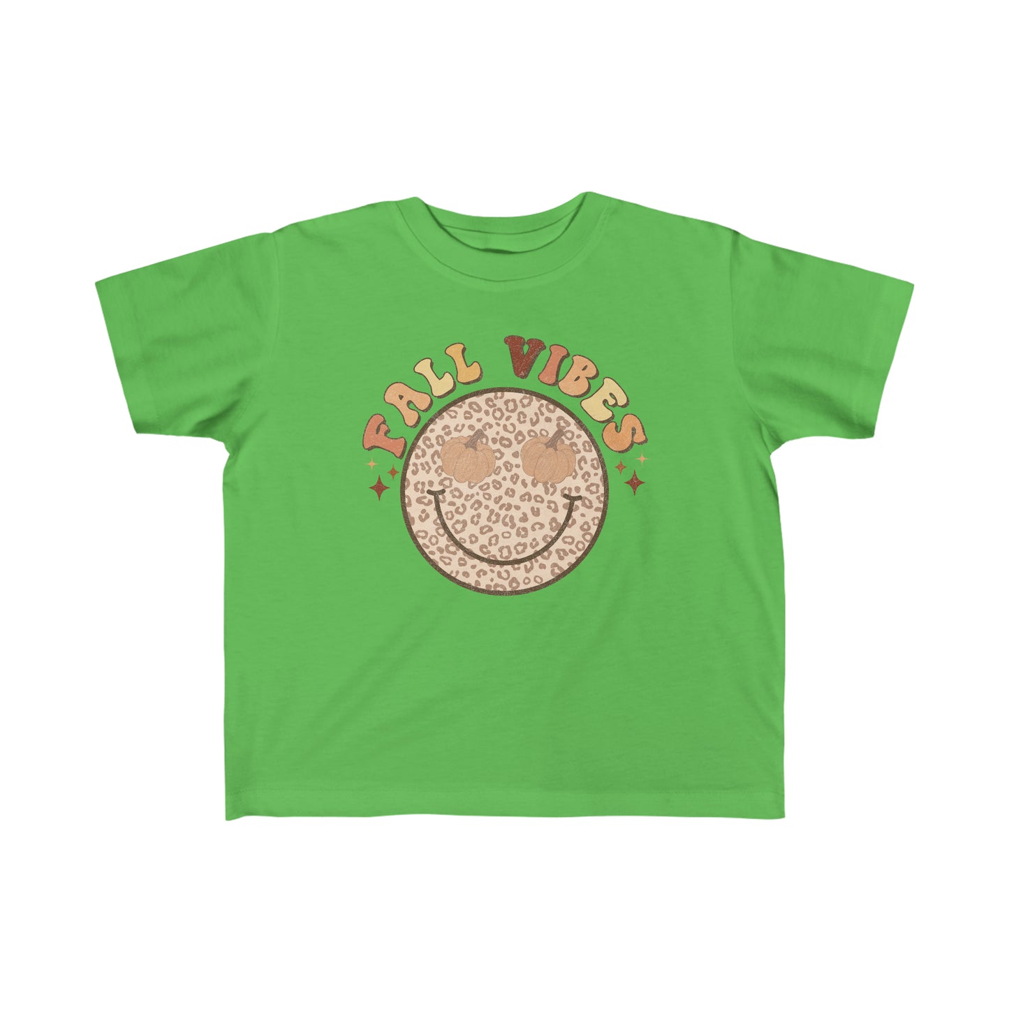 Retro Fall Vibes Toddler's Fine Jersey Tee