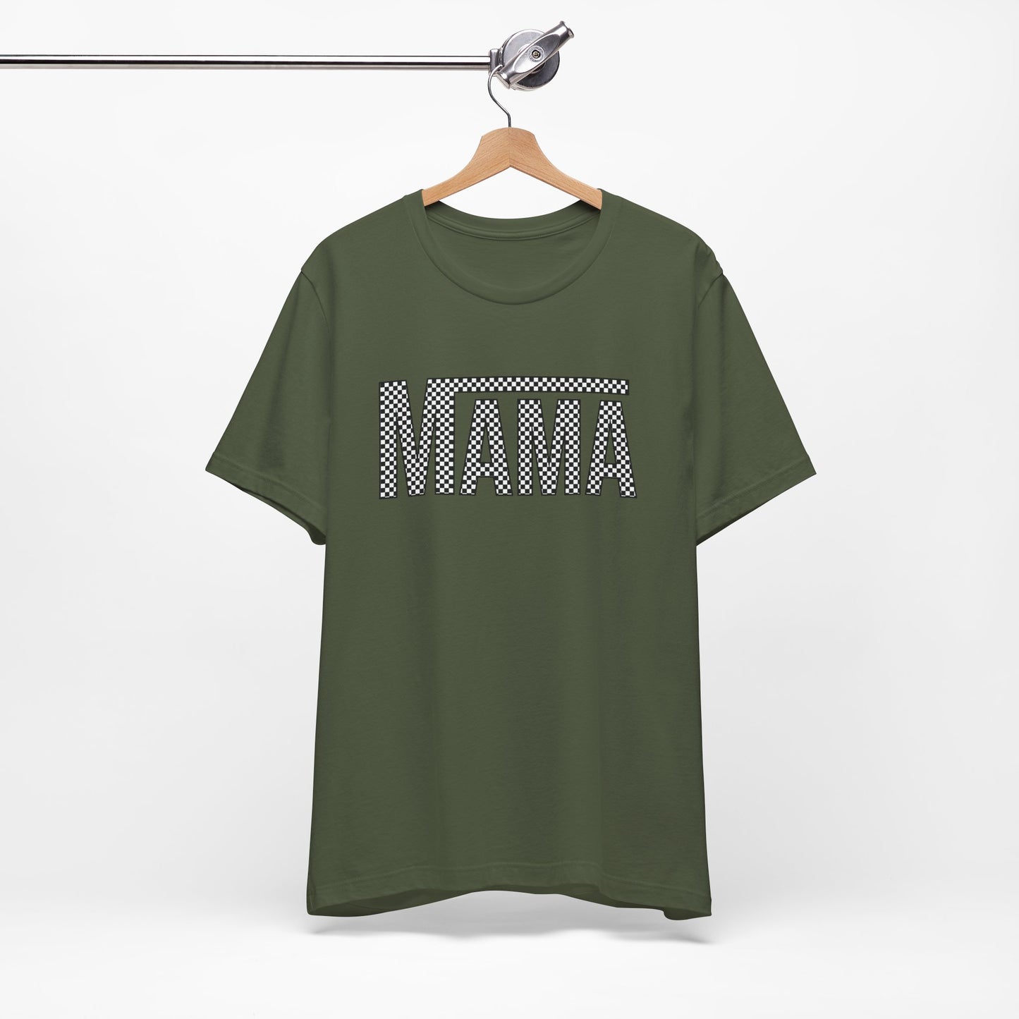 Checkered Mama Retro Short Sleeve Tee