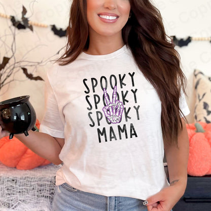 Spooky Mama Halloween Short Sleeve Tee