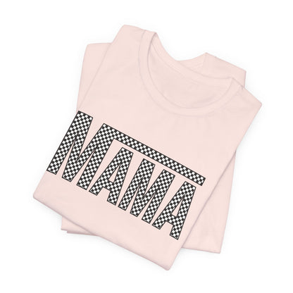 Checkered Mama Retro Short Sleeve Tee