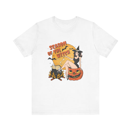 Season of the Witch Halloween Short Sleeve Tee