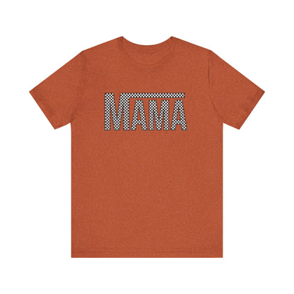 Checkered Mama Retro Short Sleeve Tee