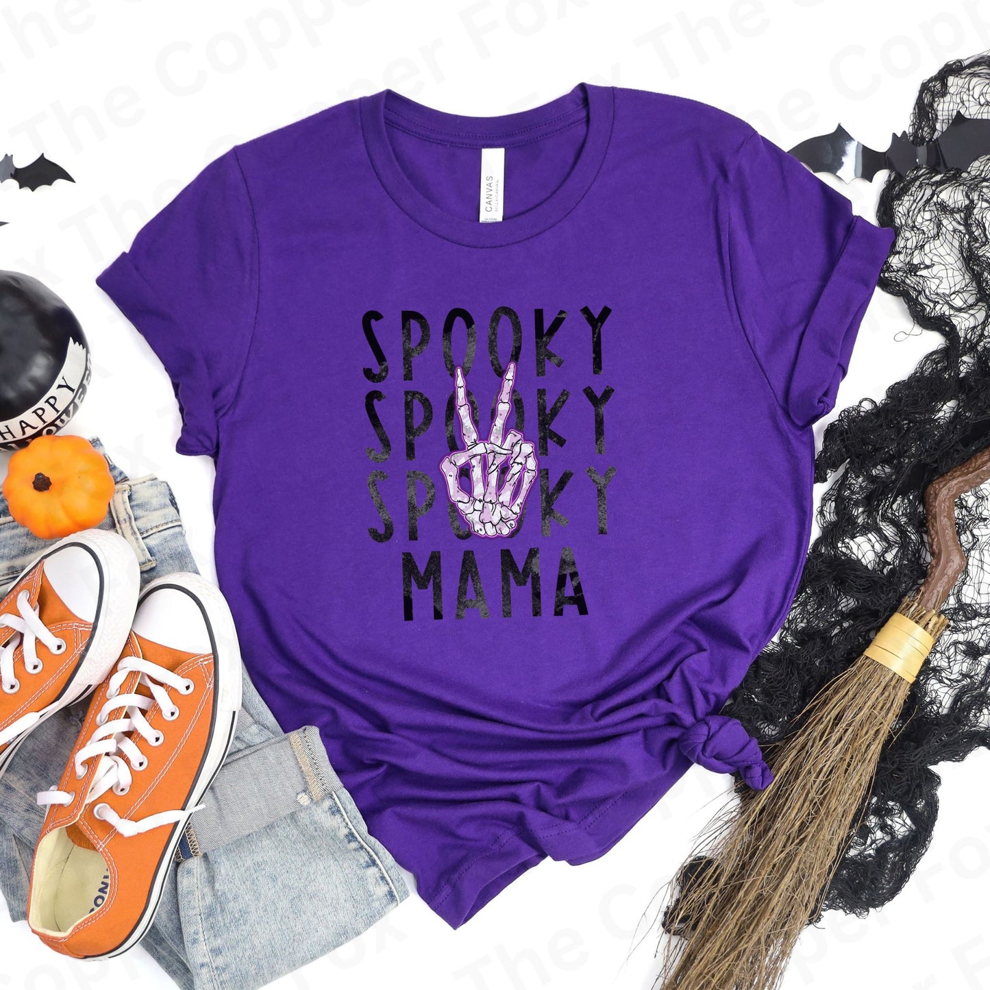 Spooky Mama Halloween Short Sleeve Tee