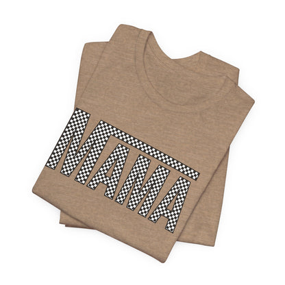 Checkered Mama Retro Short Sleeve Tee