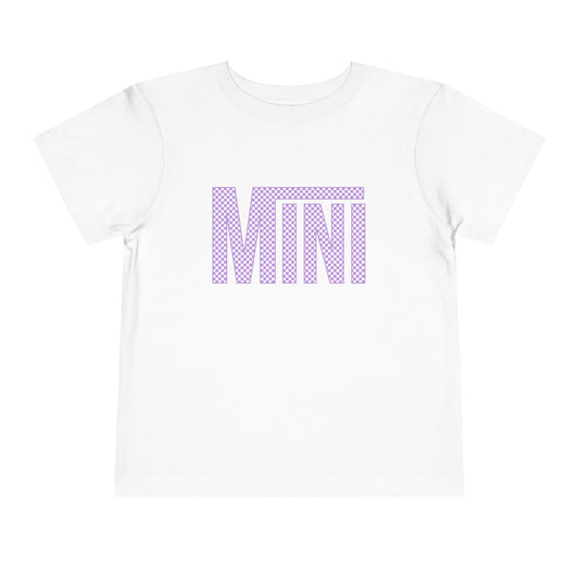 Purple Mini Toddler's Bella & Canvas Fine Jersey Tee