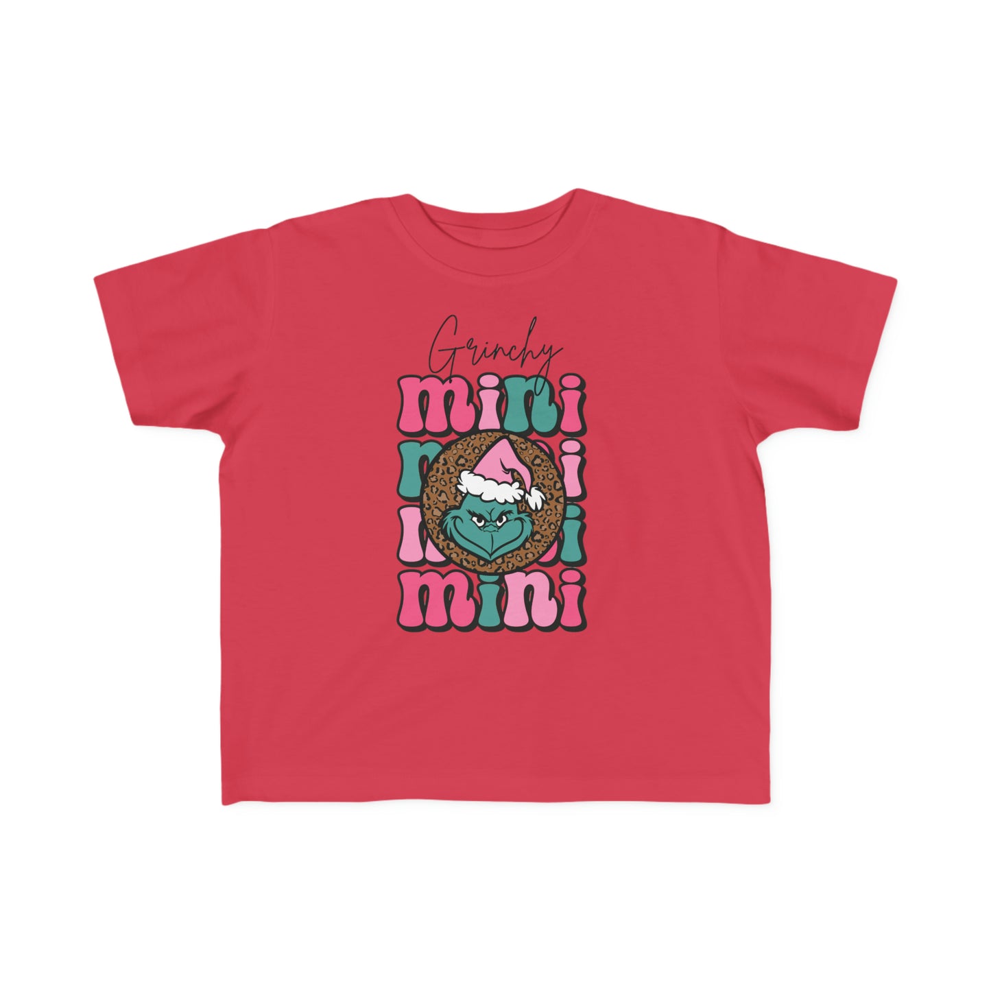 Grinchy Mini Christmas Toddler's Fine Jersey Tee