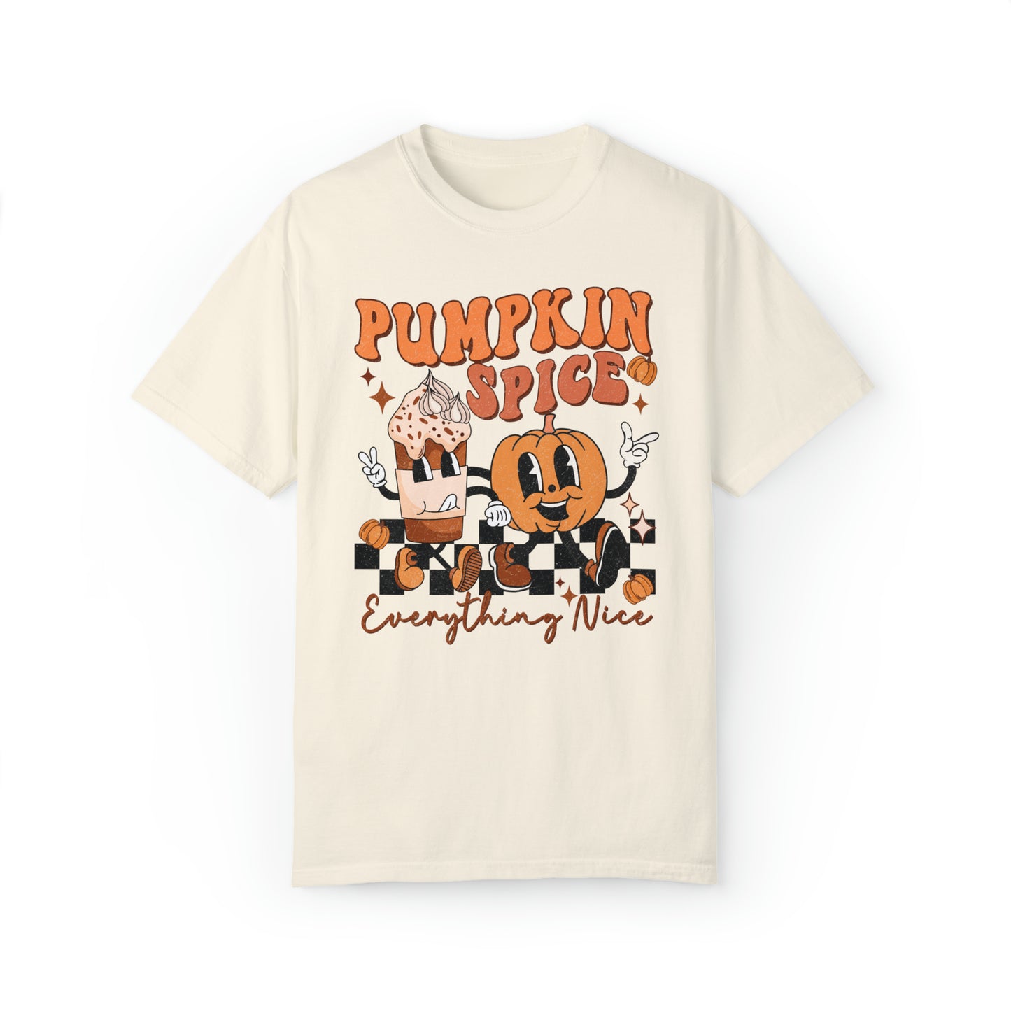 Pumpkin Spice and Everything Nice Fall Comfort Colors Short Sleeve Tee