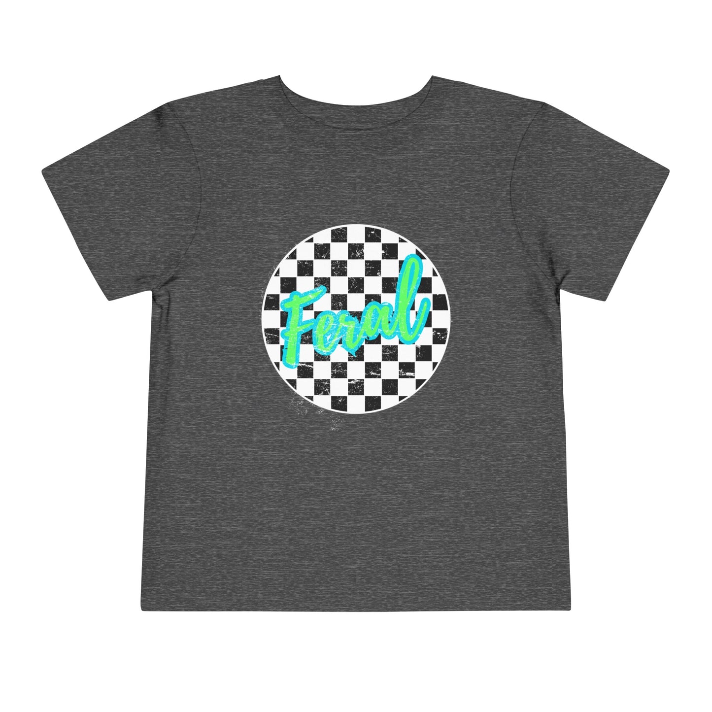 Feral Child Retro Checkered Toddler Tee