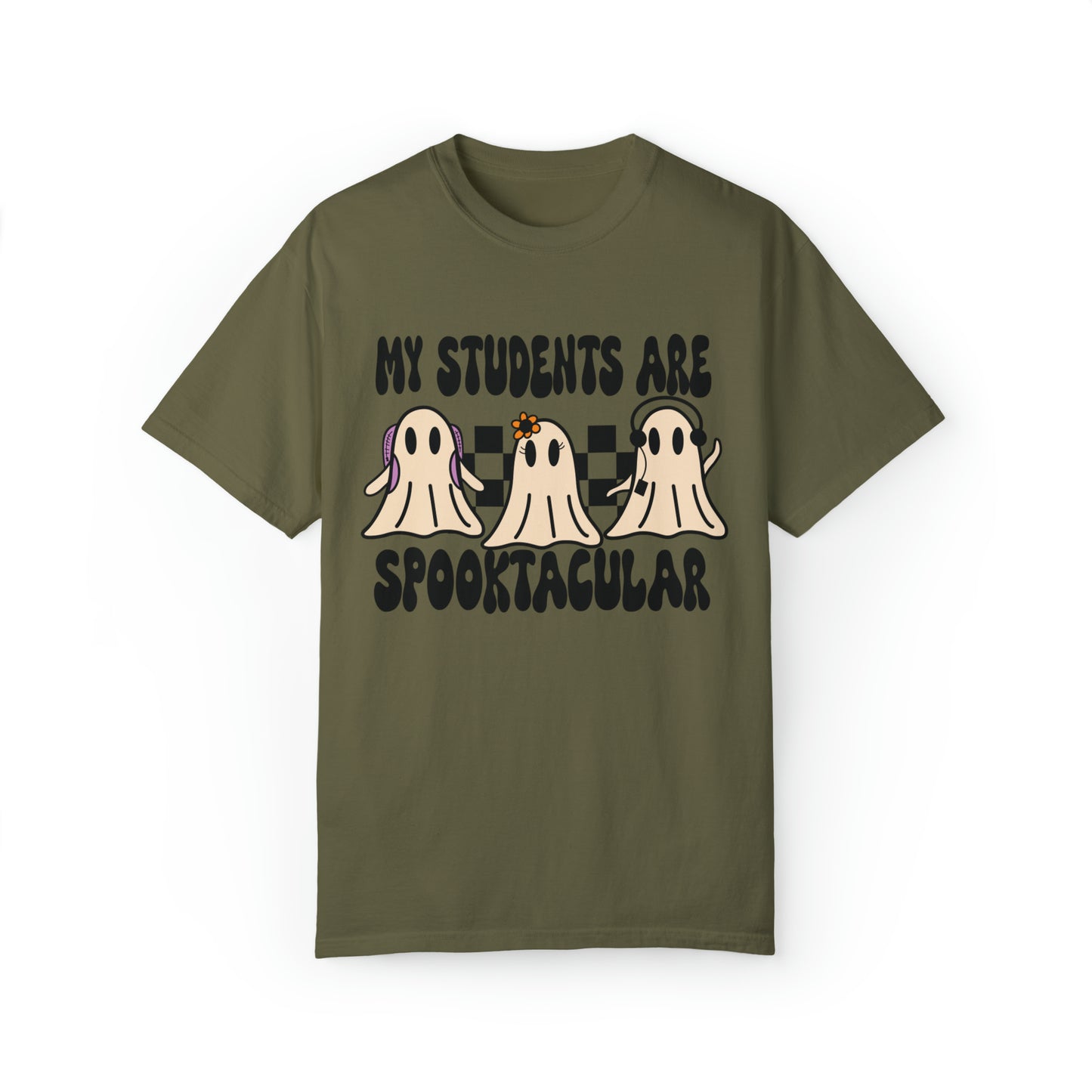 My Students are Spooktacular Comfort Colors Short Sleeve Tee