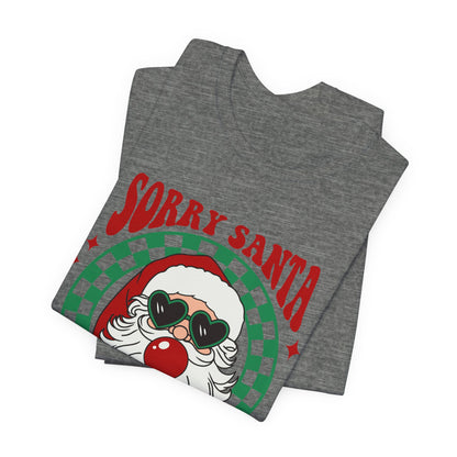 Sorry Santa I've Been Feral Unisex Jersey Short Sleeve Tee