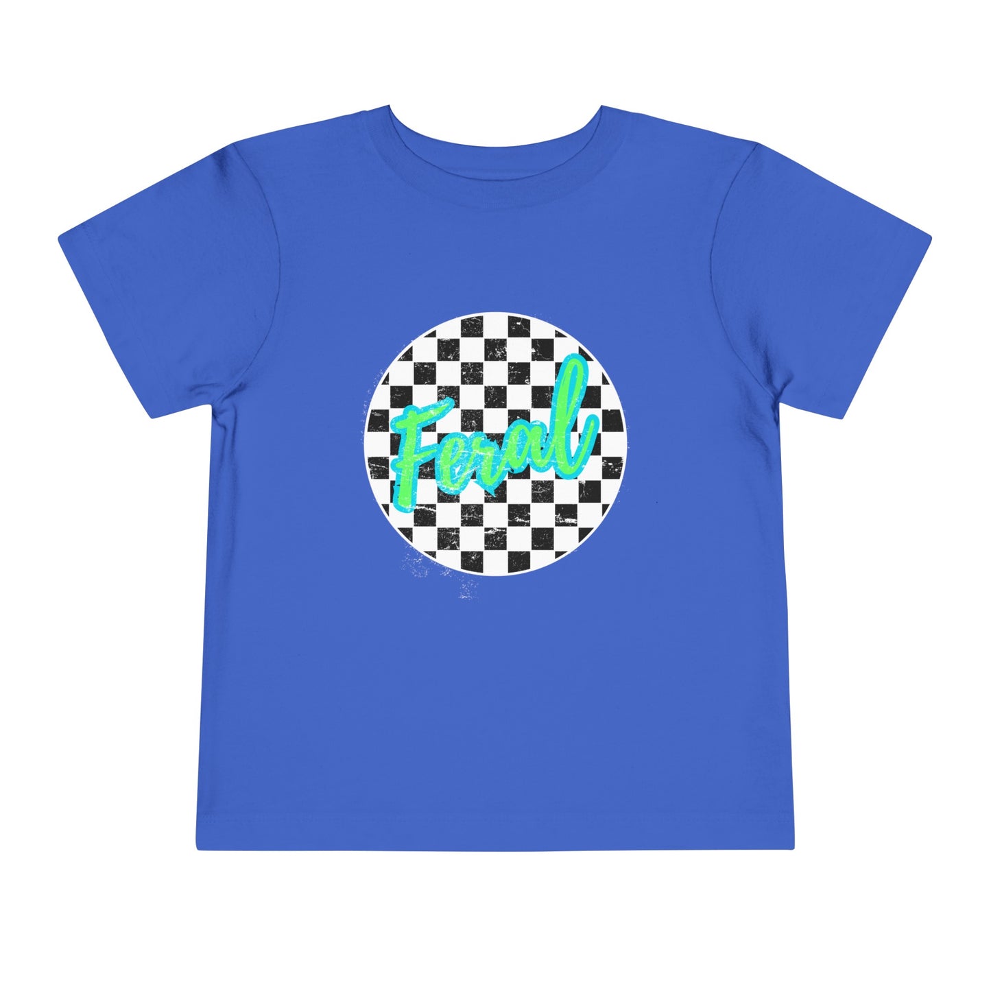 Feral Child Retro Checkered Toddler Tee